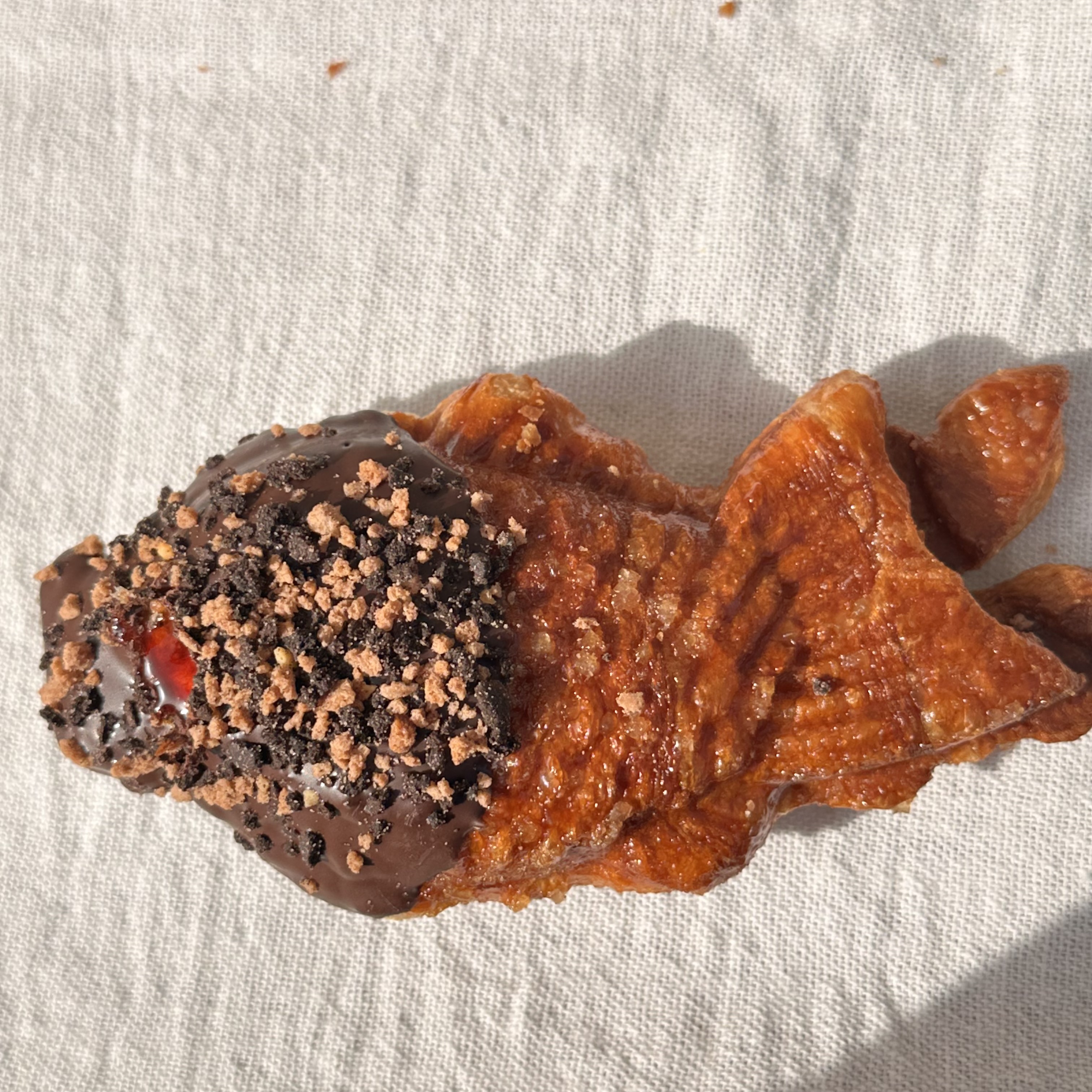 Choco Bar Croffle Fish